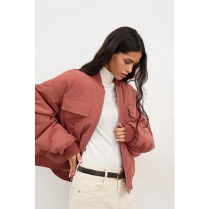 Women feak down coat with 4 grades waterproof f...