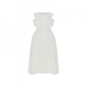 Women’s 55%acrylic 45%cotton knitted dress