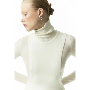Women’s 55%acrylic 45%cotton knitted dress